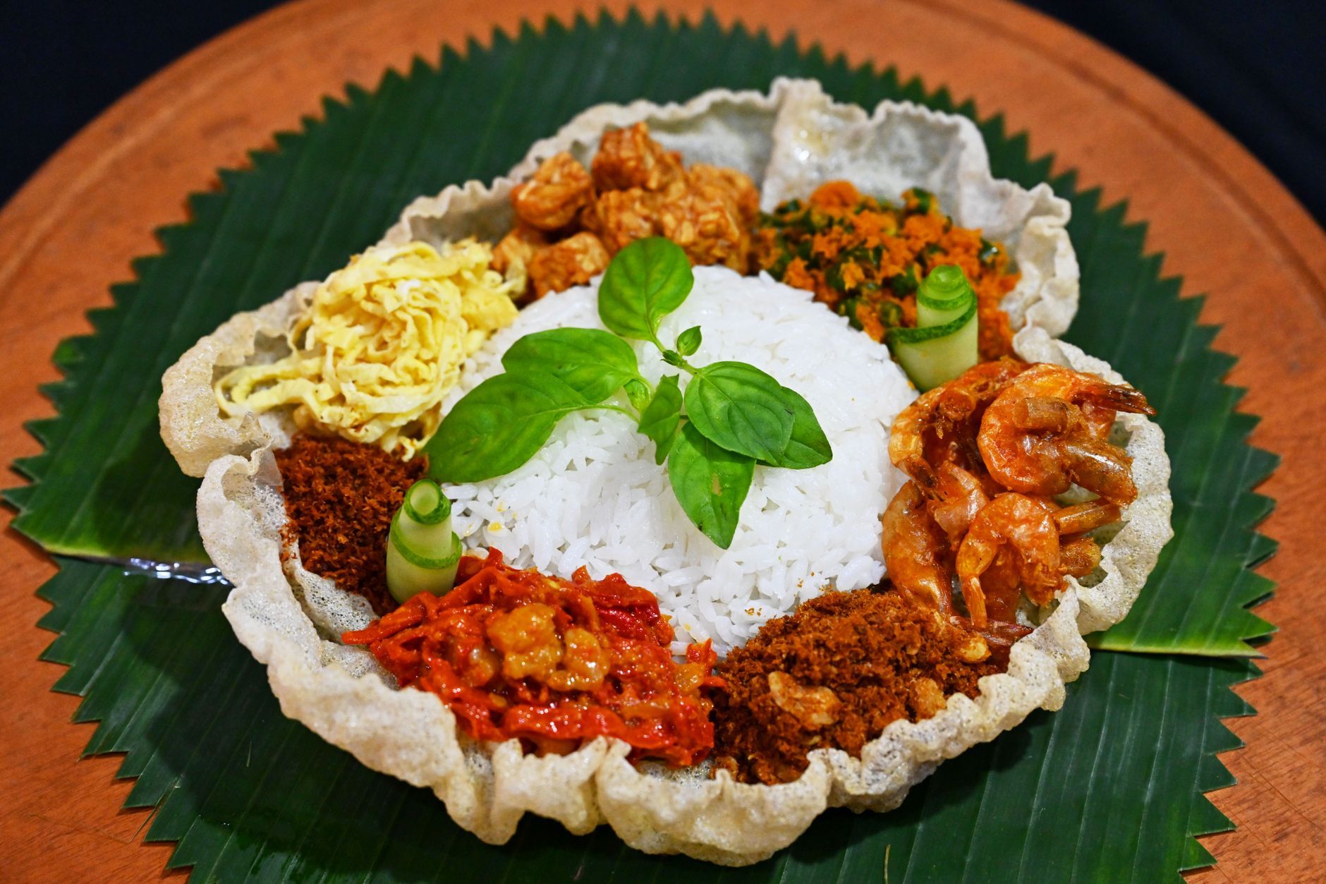 Zhiwa Ling signature dish plated