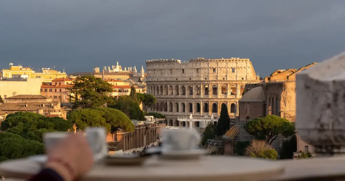 Cafe Rome Italy - Kuliner Eropa
